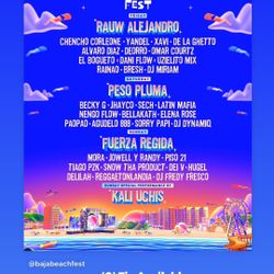 Baja beach fest Tickets