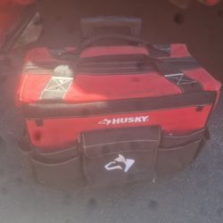 Husky Tote and Milwaukee Cordless Drill Motor