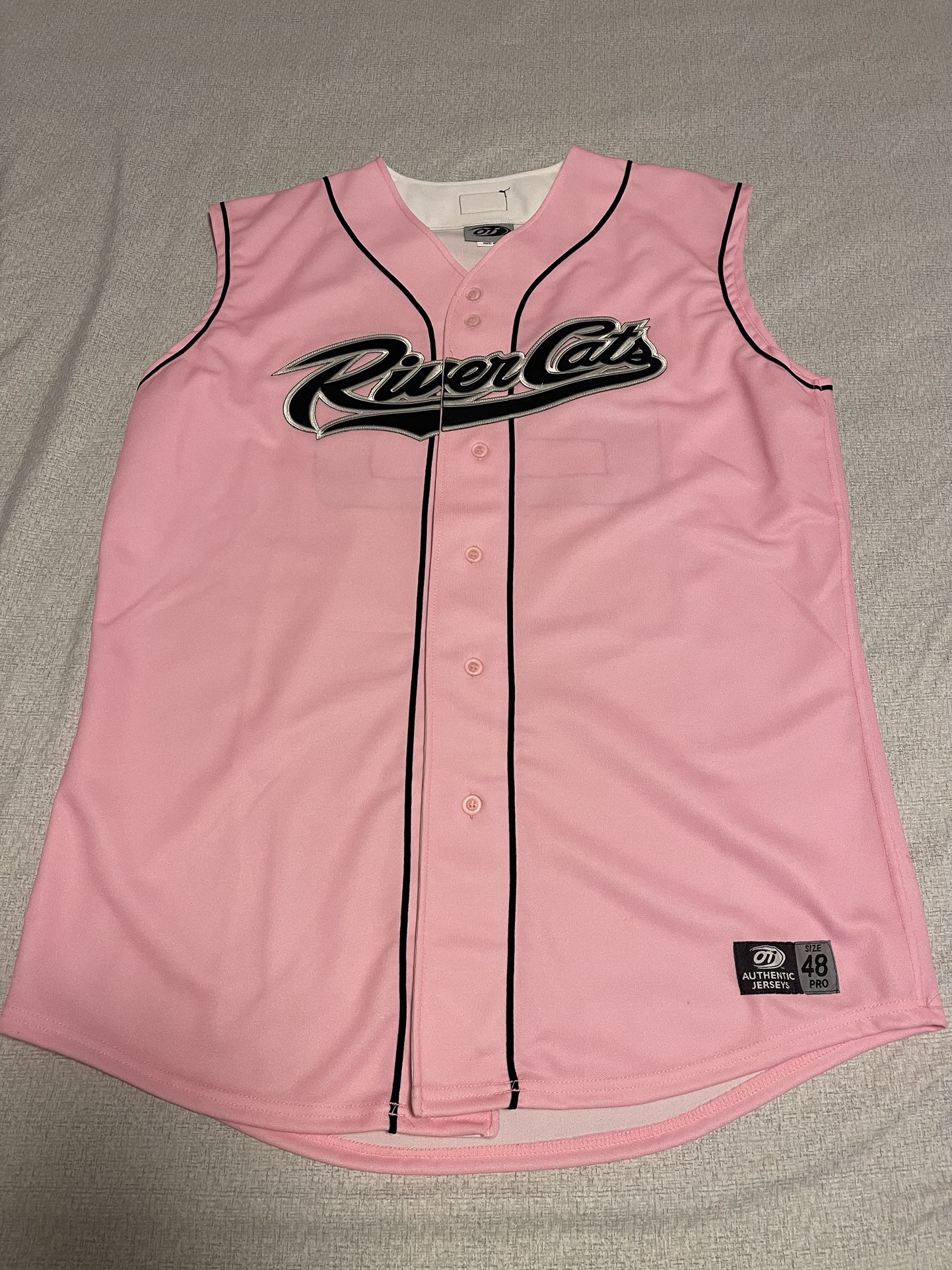 Sacramento River Cats Size 48 Pink Baseball Jersey #23 OT Sports Vintage