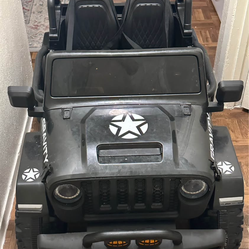 Electric car with charger