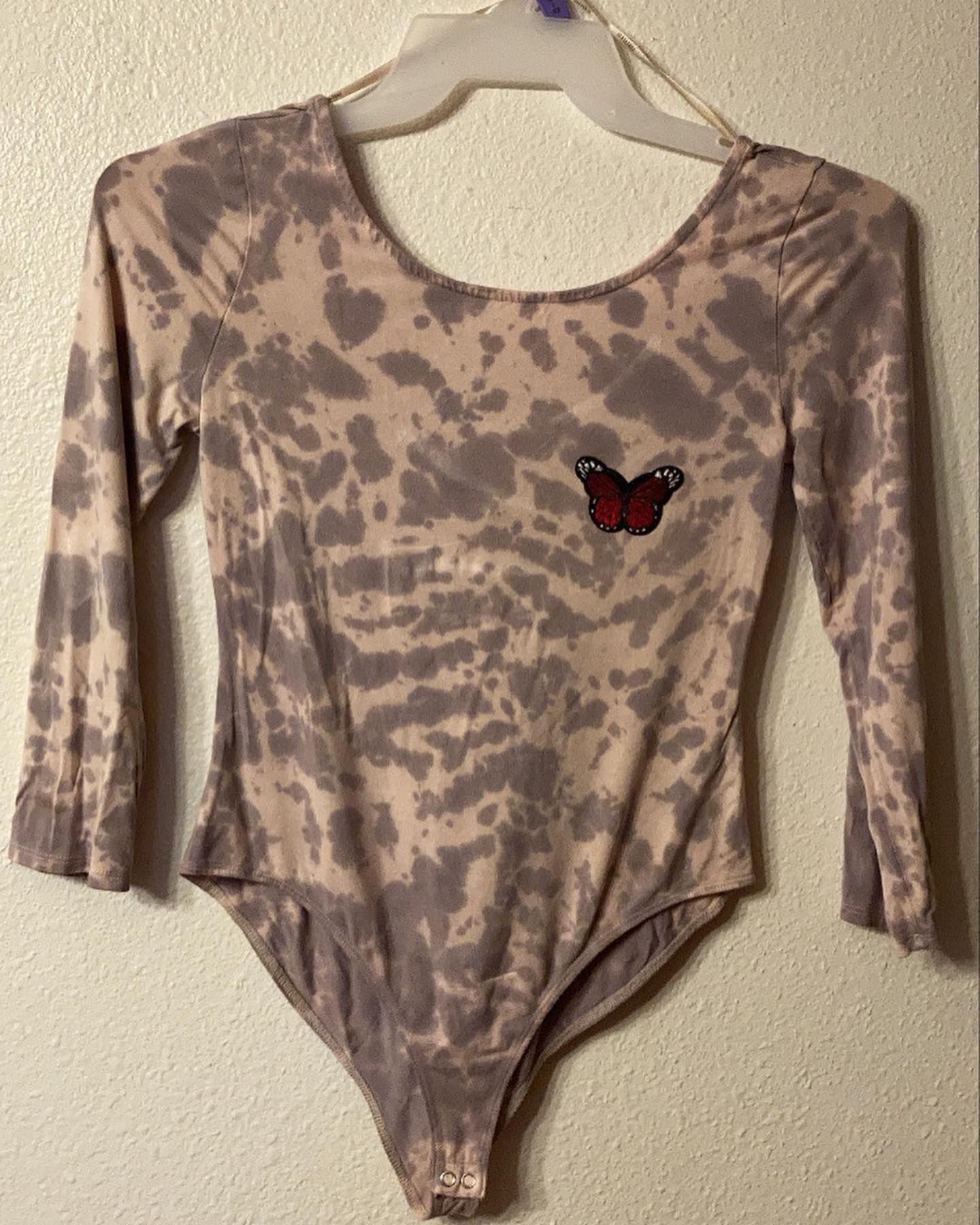 New! Homemade Tie Dye Bodysuit Size Large Available