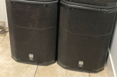 JBL PRX400 PA Speakers – Pair
