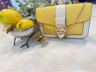 Beautiful mini-sized lemon leather Coach bag 🍋👜