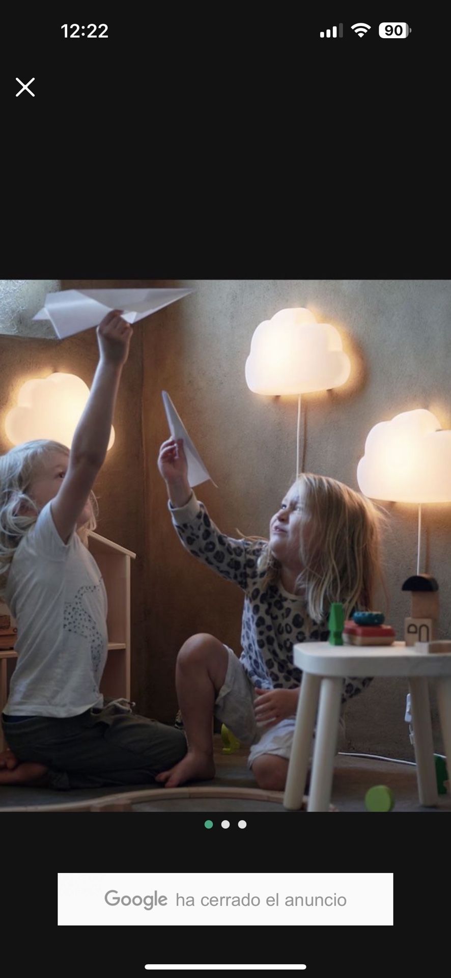 2 IKEA Cloud Lights