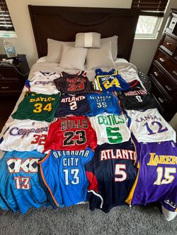 Entire Collection of Basketball Jerseys. INDIVIDUAL PRICES IN DESCRIPTION. OVER $700 IN VALUE