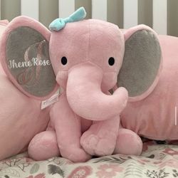 Baby Pink Elephant Plush