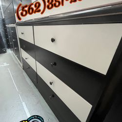 Black White Chest Cajonera Comoda Nueva Dresser 