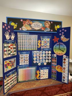Kids learning board for pre-k /1/2