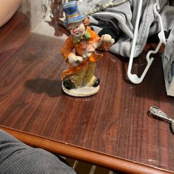 Antique Ceramic Clown 
