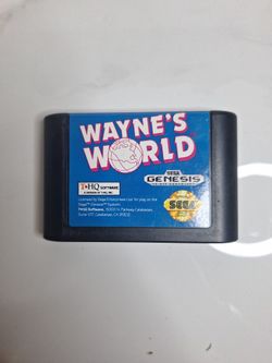 Wayne's World (Sega Genesis, 1993) - Cartridge Only - Tested