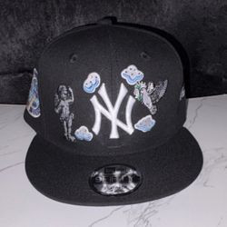 New Era New York Yankees MLB World Series Snapback Cap Black Blue White