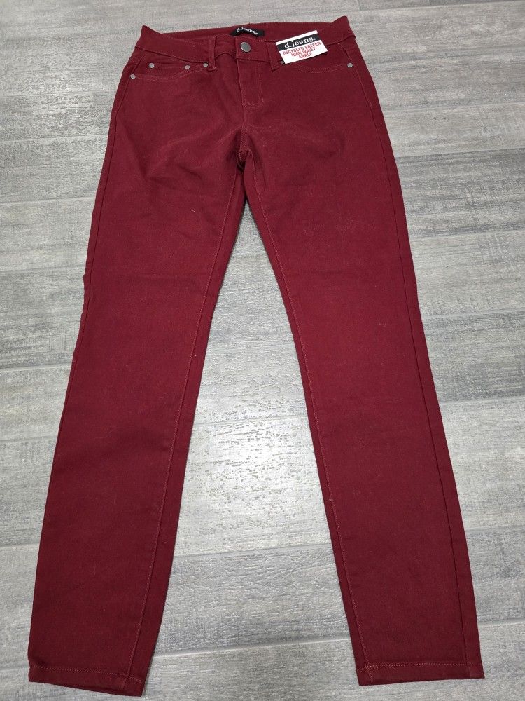 D.Jeans Recycled Sateen High Waist Ankle Pants