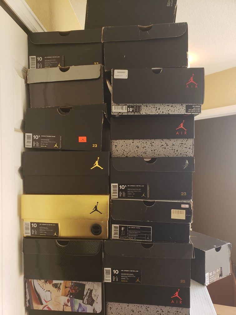 Jordan shoe boxs