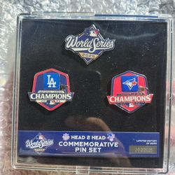 World Series 2025 - Pin Set - Dodgers -  Blue Jays