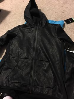 Black snake skin woman jacket.