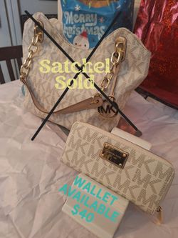 Michael Kors Signature Satchel & Matching Wallet