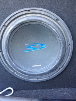 Alpine type-s 10in box not included