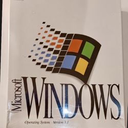 Microsoft Windows Version 3.1, 3.5” Disks - 1993 Big Box Factory Sealed Brand New
