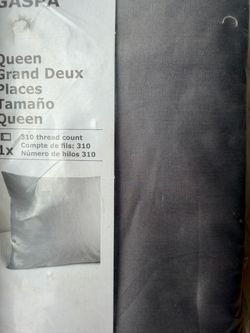 New IKEA Pillowcase 20”*30” - Dark Grey, 100% Cotton, Priced for Fast Sale!