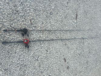 13 fishing baitcaster combo and a ozark bait caster combo