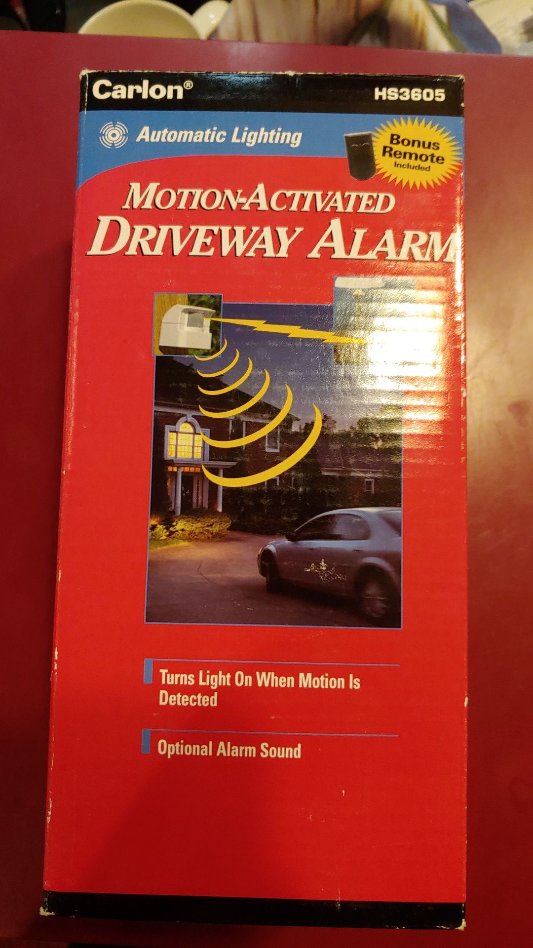 CARLON MOTION ACTIVATED DRIVEWAY DOOR ALARM SYSTEM WORKS