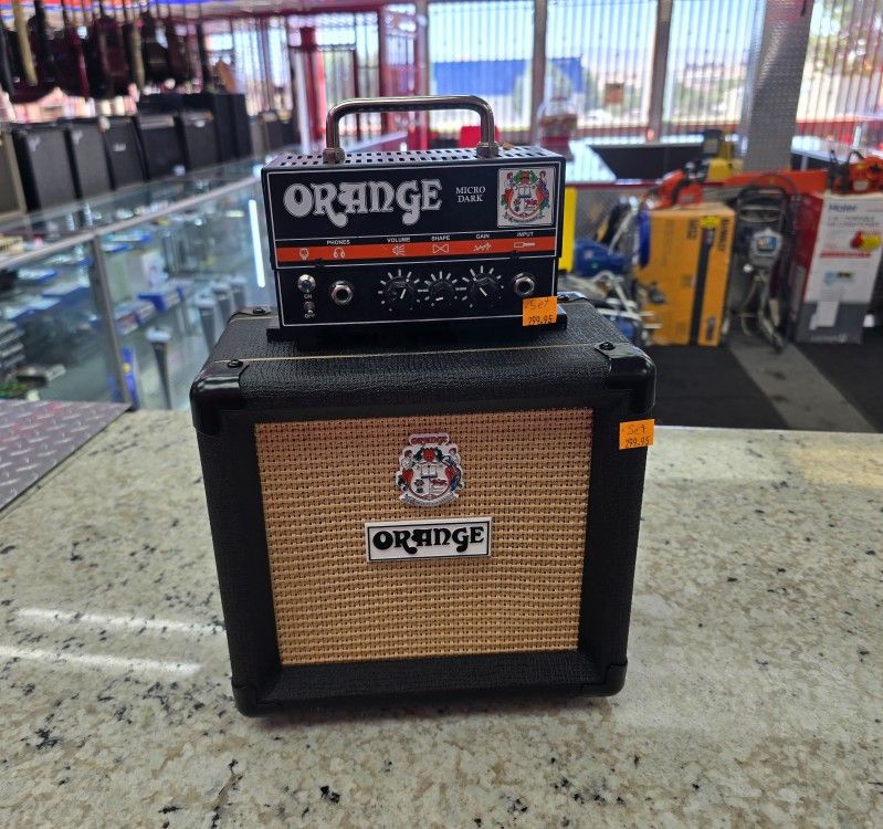 Orange Guitar Amp Set (Small AmpHead Included)
