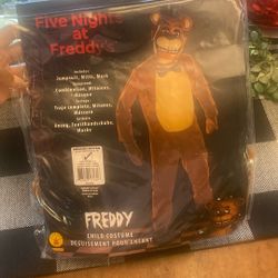 Five Nights At Freddy’s Costume- Child Medium. Perfect For The Second Installment Of The Movie! 