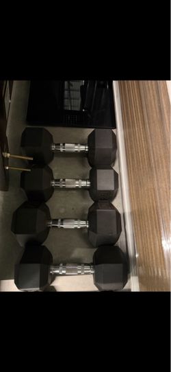 25lb and 30lb dumbbell set