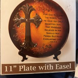 Decorative Plate W/ Easel Stand