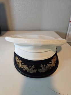 Named US Navy Captain Visor Cap Hat Civil Engineer Corps Berkshire Flex