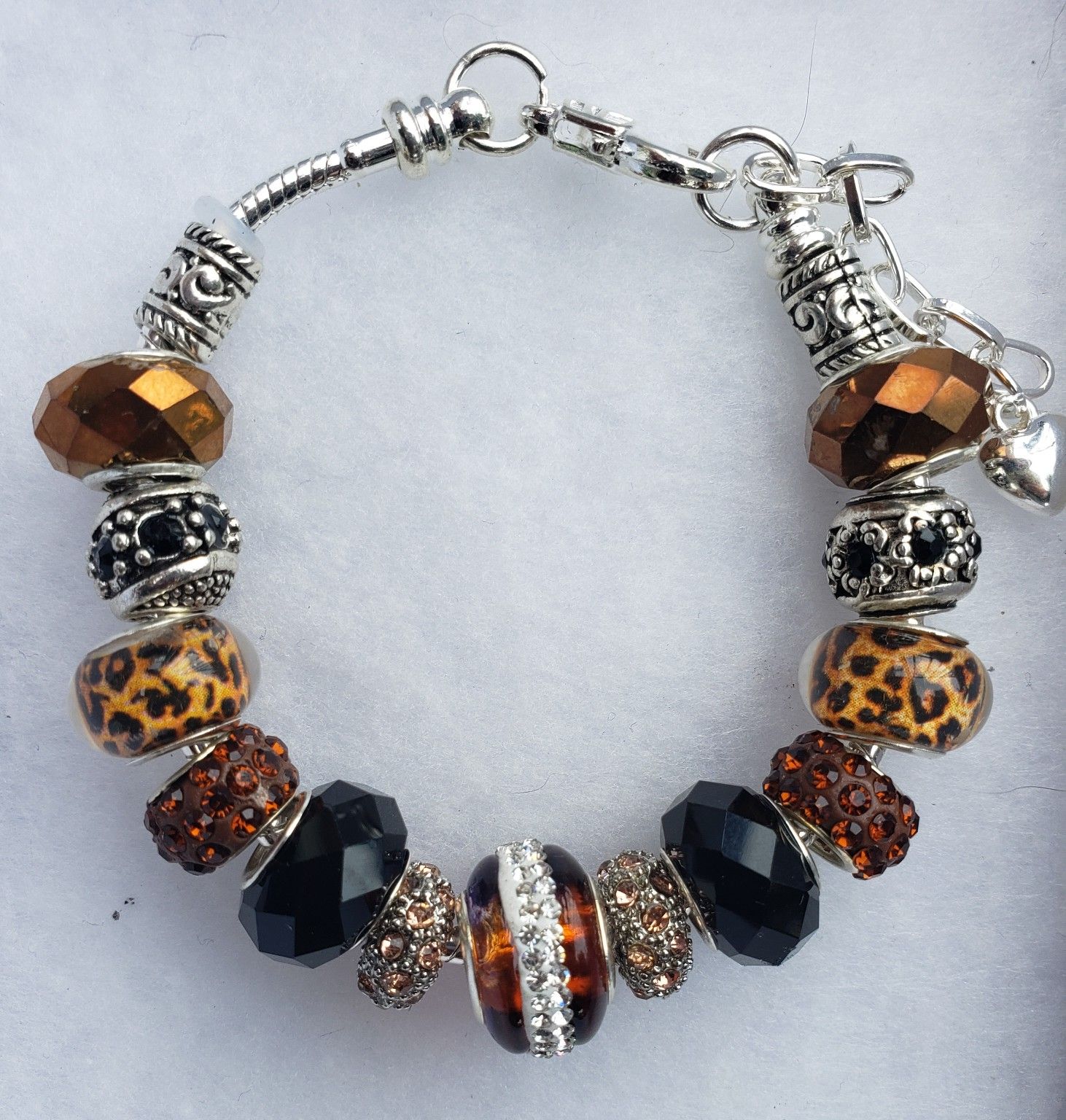 Brown charm bracelet 1 for $15 or 2 for $25