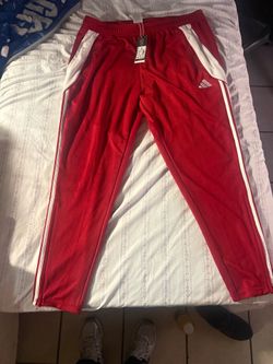 NWT Adidas Tiro 24 Track Pants Red/White AEROREADY - Size 2XL