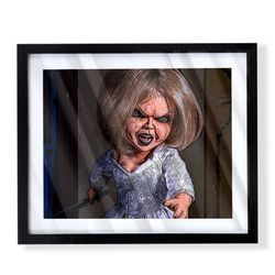 tiffany from chucky bride of chucky child's play on black frame