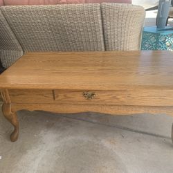 Oak Coffee Table Or End Tables