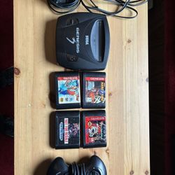 Sega Genesis Model 3 With Games