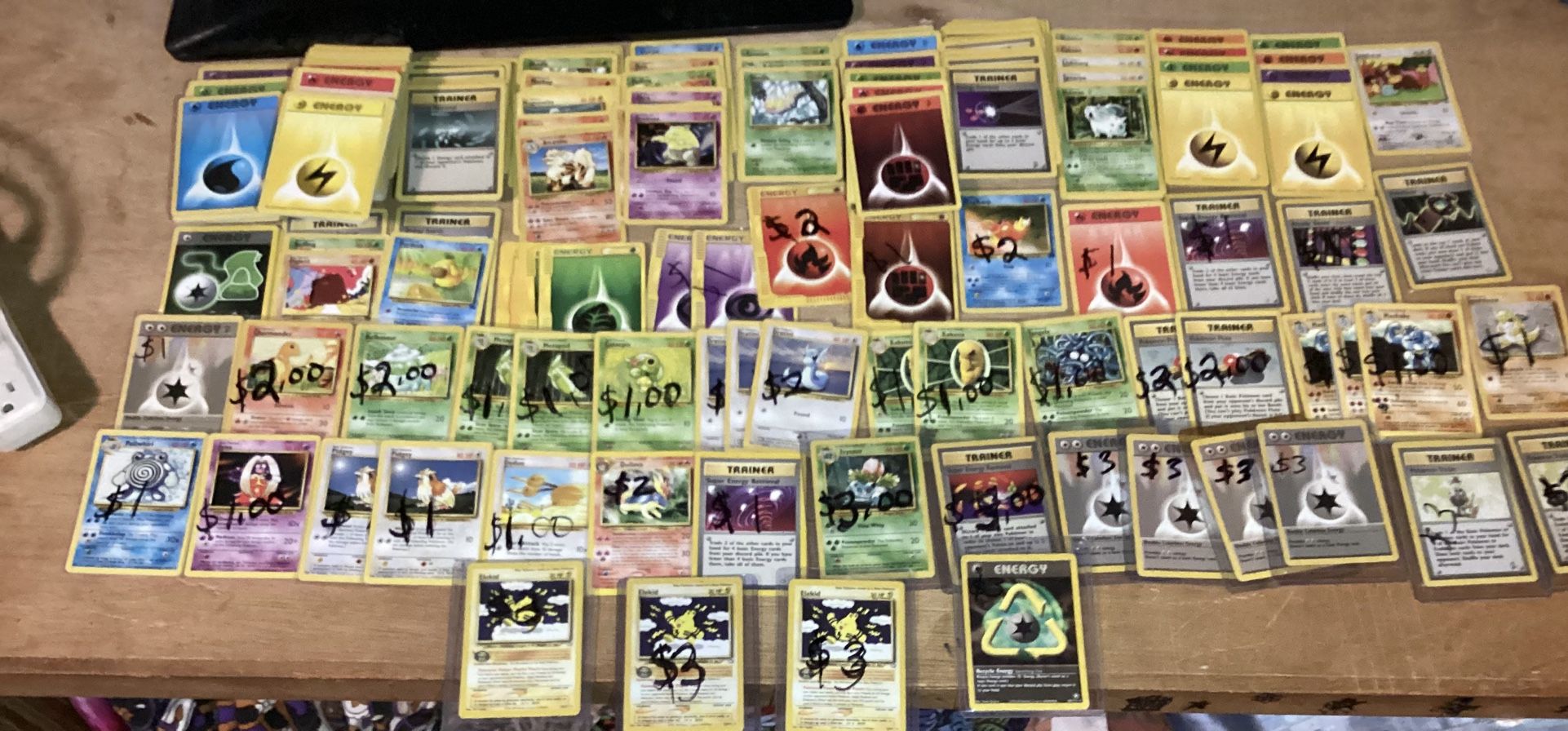483 Vintage Pokémon WOTC ERA cards Base Set through Expedition (NO Holos)
