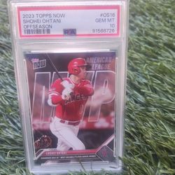 Shohei Ohtani Baseball Card