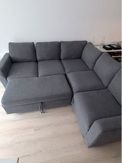 L-Shaped Modular Sleeper Sectional (PICK UP ONLY)