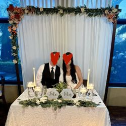 ~7ft Decorated Wedding Arch 