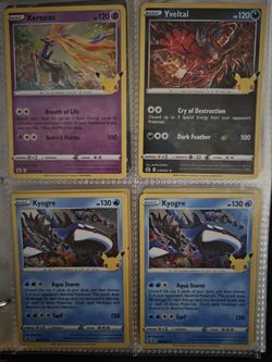 Legendary Pokemon Celebrations Collection