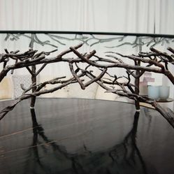 Glass Coffee Table Set 