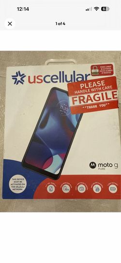 Motorola Moto G Pure 32GB UScellular Smartphone Black Good Condition