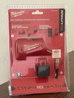 Milwaukee M12 Compact Charger & Power Source