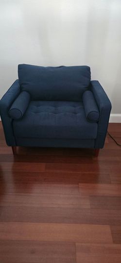 Set of 2 Blue accent chairs