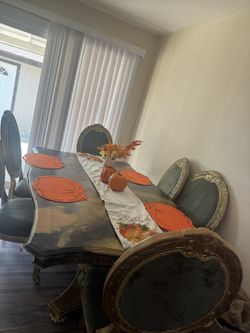 Table Set With Chairs