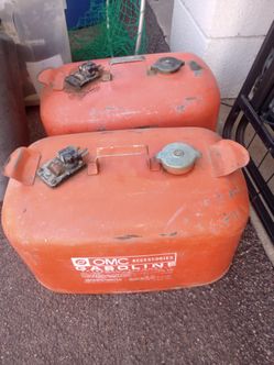 Vintage gas cans