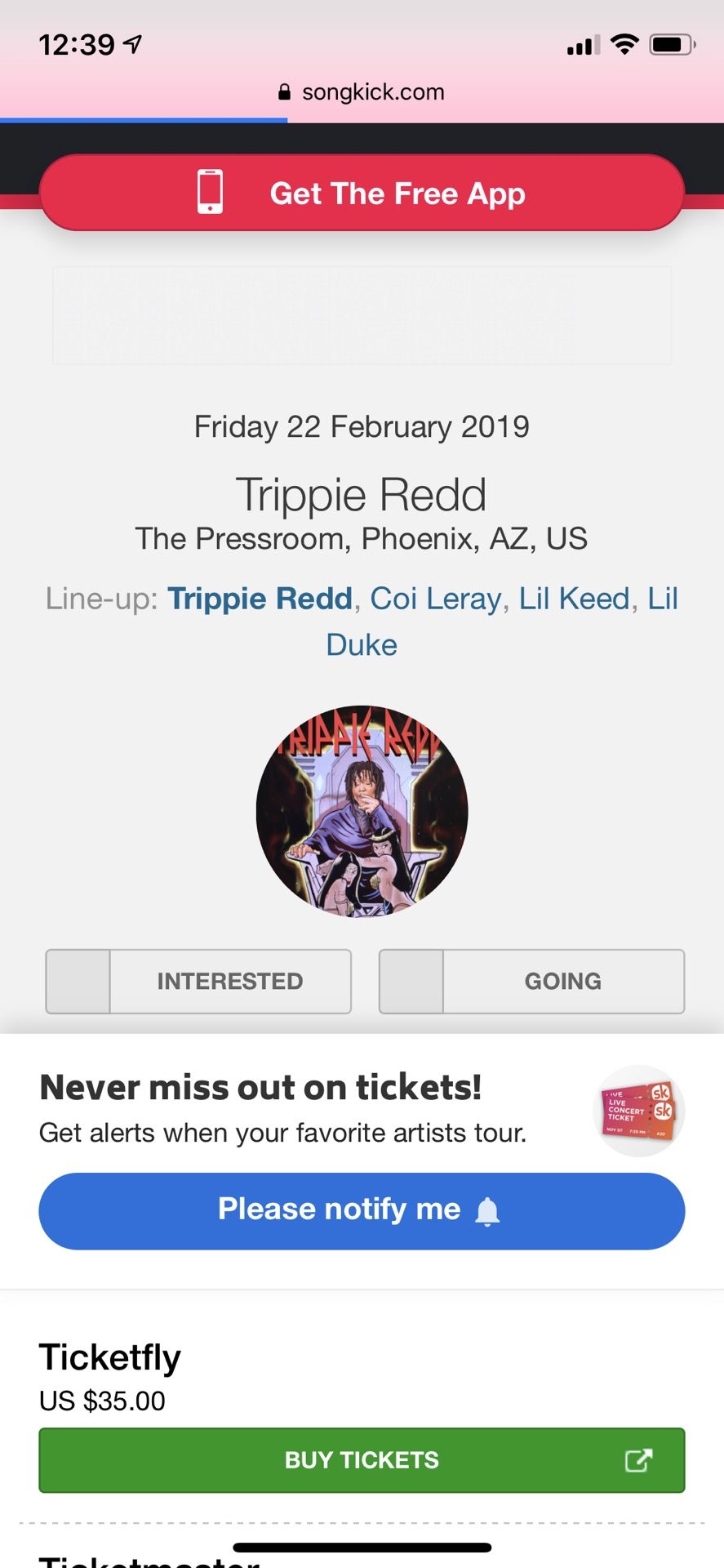 Trippie Redd Tickets Wanted