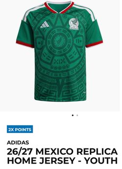 Adida’s Youth Mexico 2026 Home Replica Jersey