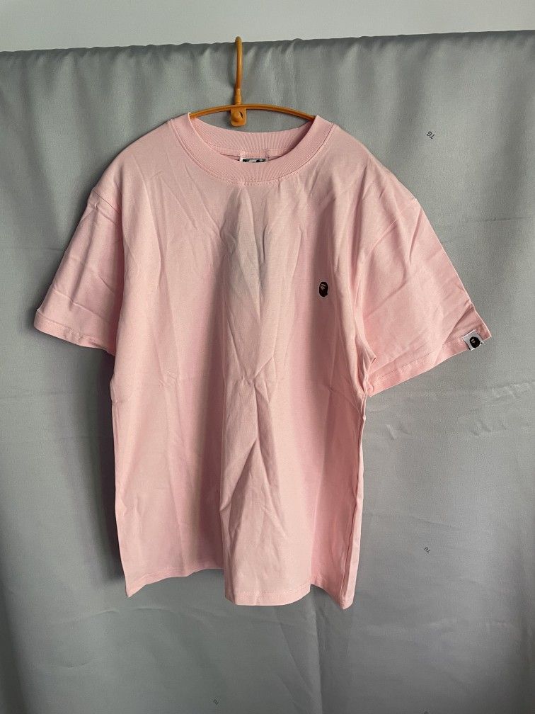 Bape By Bathing ApeShirt Pink Pocket T-shirt