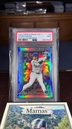 2025 Topps Chrome Shohei Ohtani All Star Game Refractor PSA 9